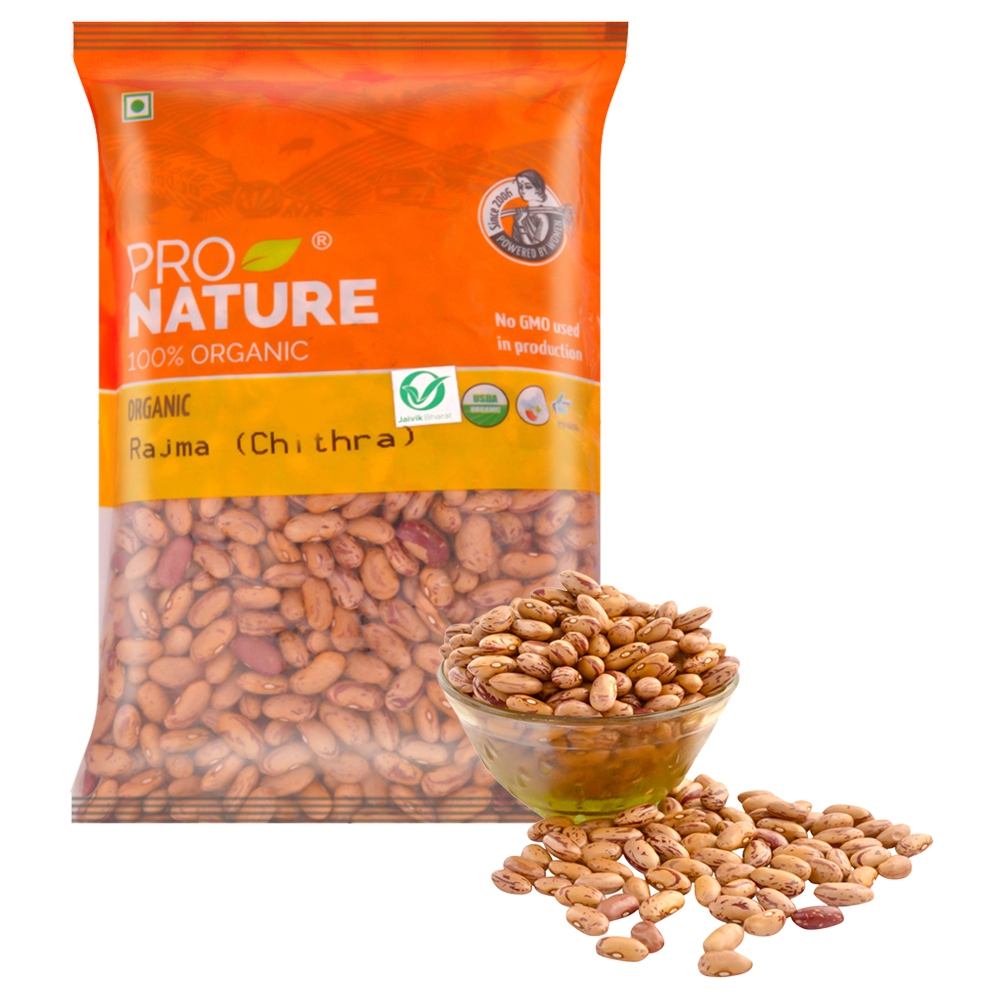 Pro Nature Organic Chitra Rajma 500 G