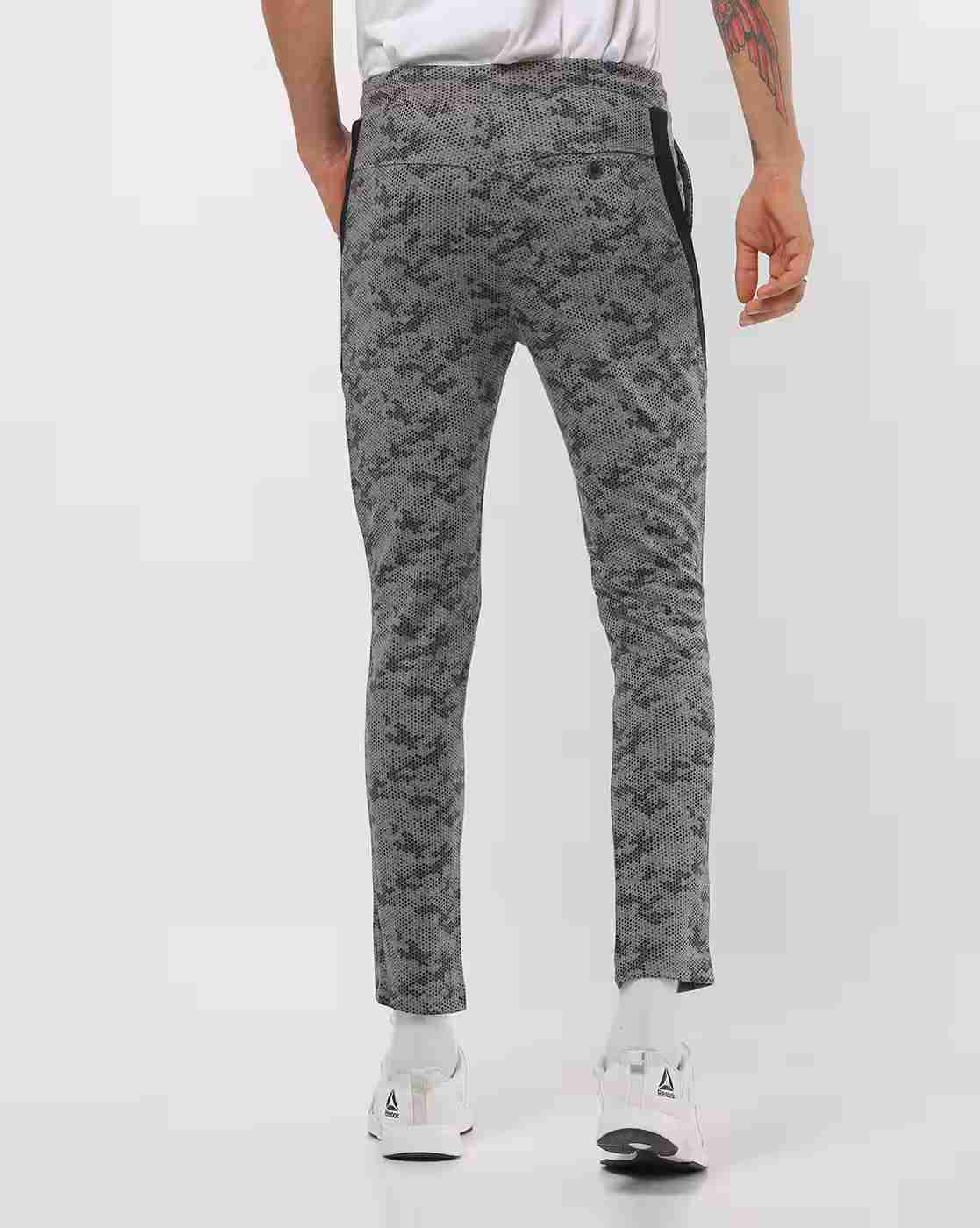 PROLINE | Men Camouflage Print Slim Fit Track Pants|2