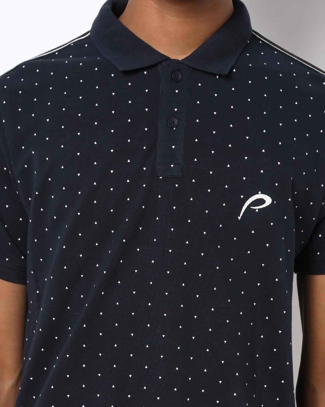 PROLINE | Regular Fit Micro Print Polo Shirt|3