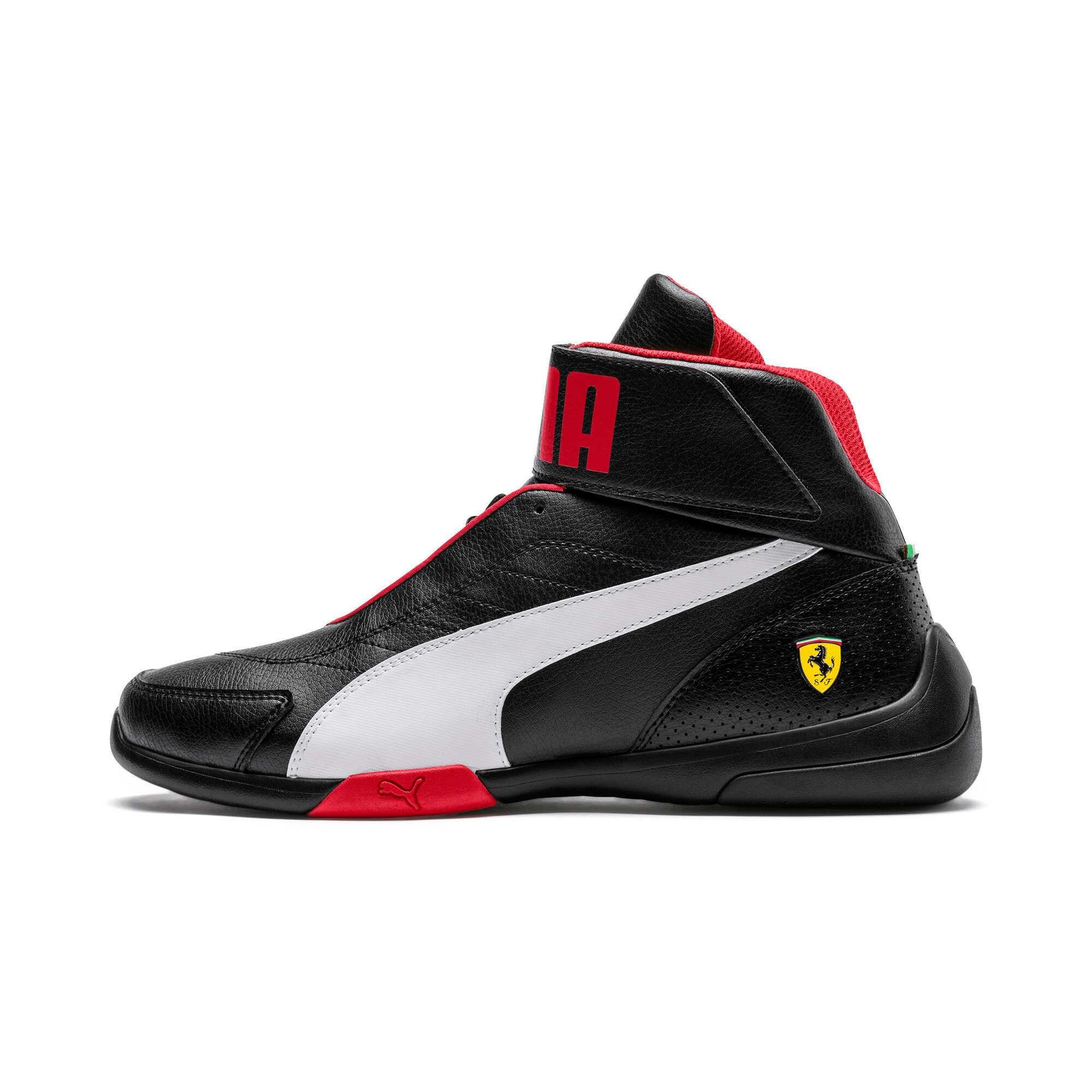 Scuderia ferrari kart cat mid iii men's high top sneakers top