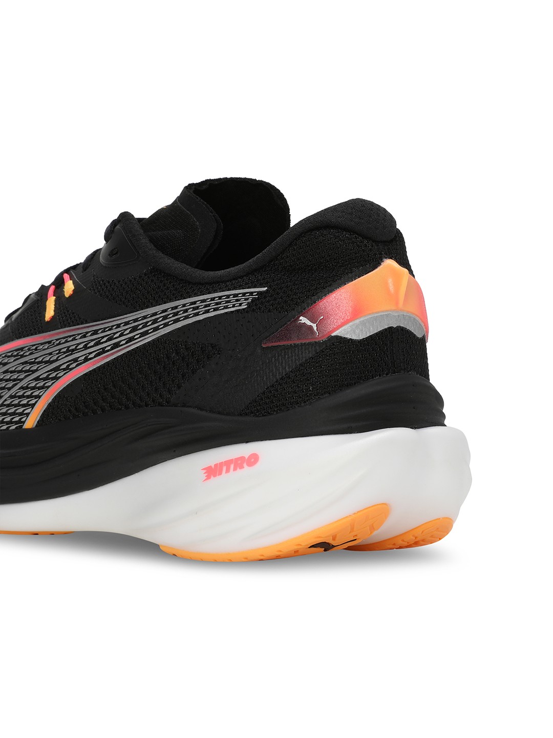 Men Deviate Nitro 3 Black-Yellow Running Shoes