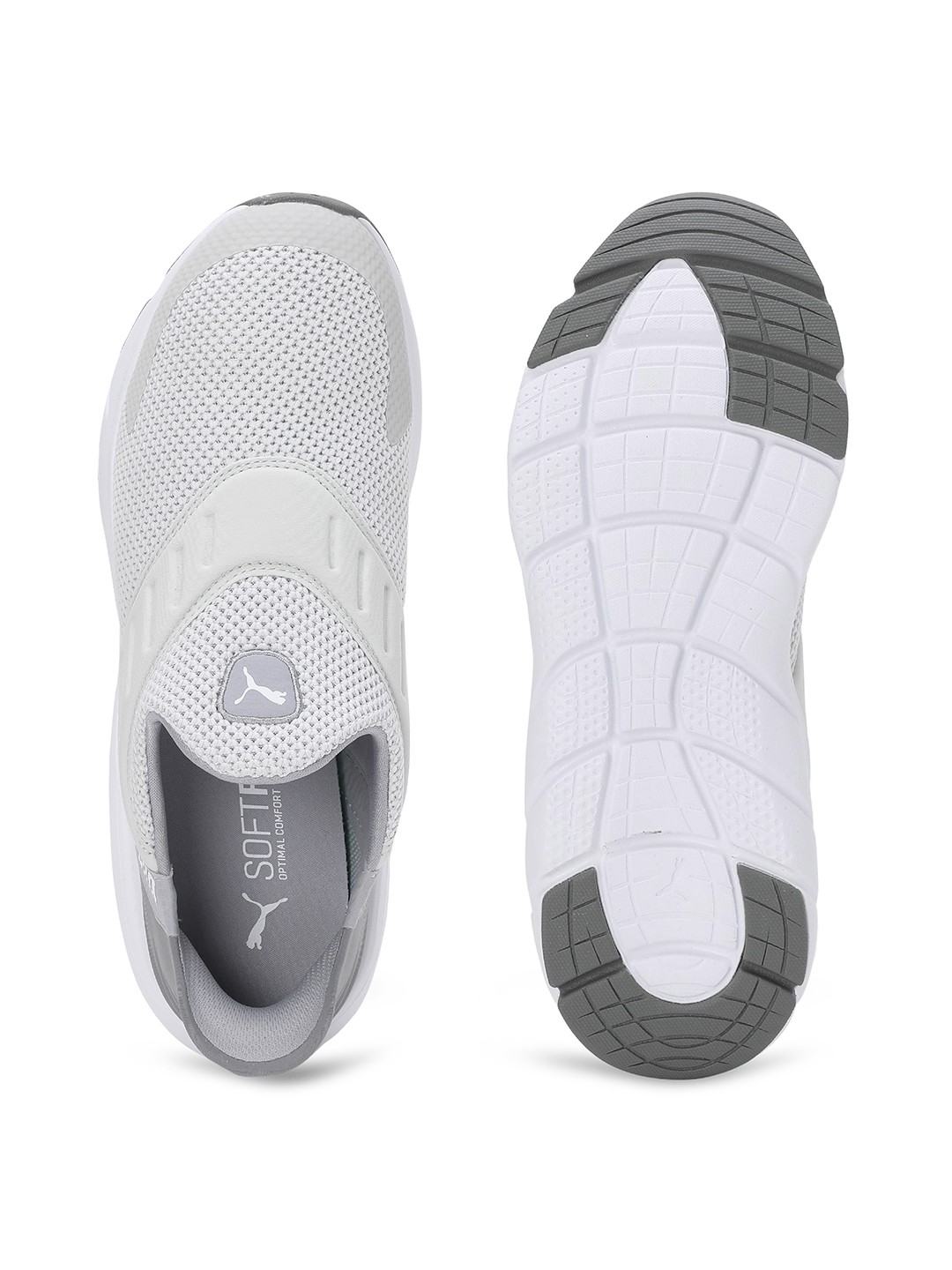 Men Softride Flex Ease In Wd Glacial Iron-Grey Fog Walking Shoes