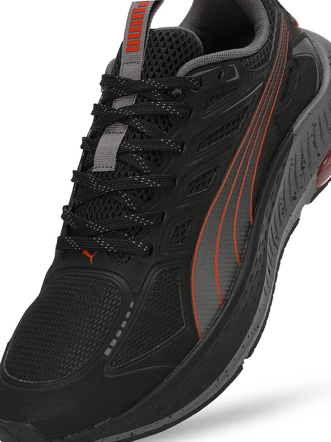 Men X-Cell Lightspeed Black-Red Running Shoes