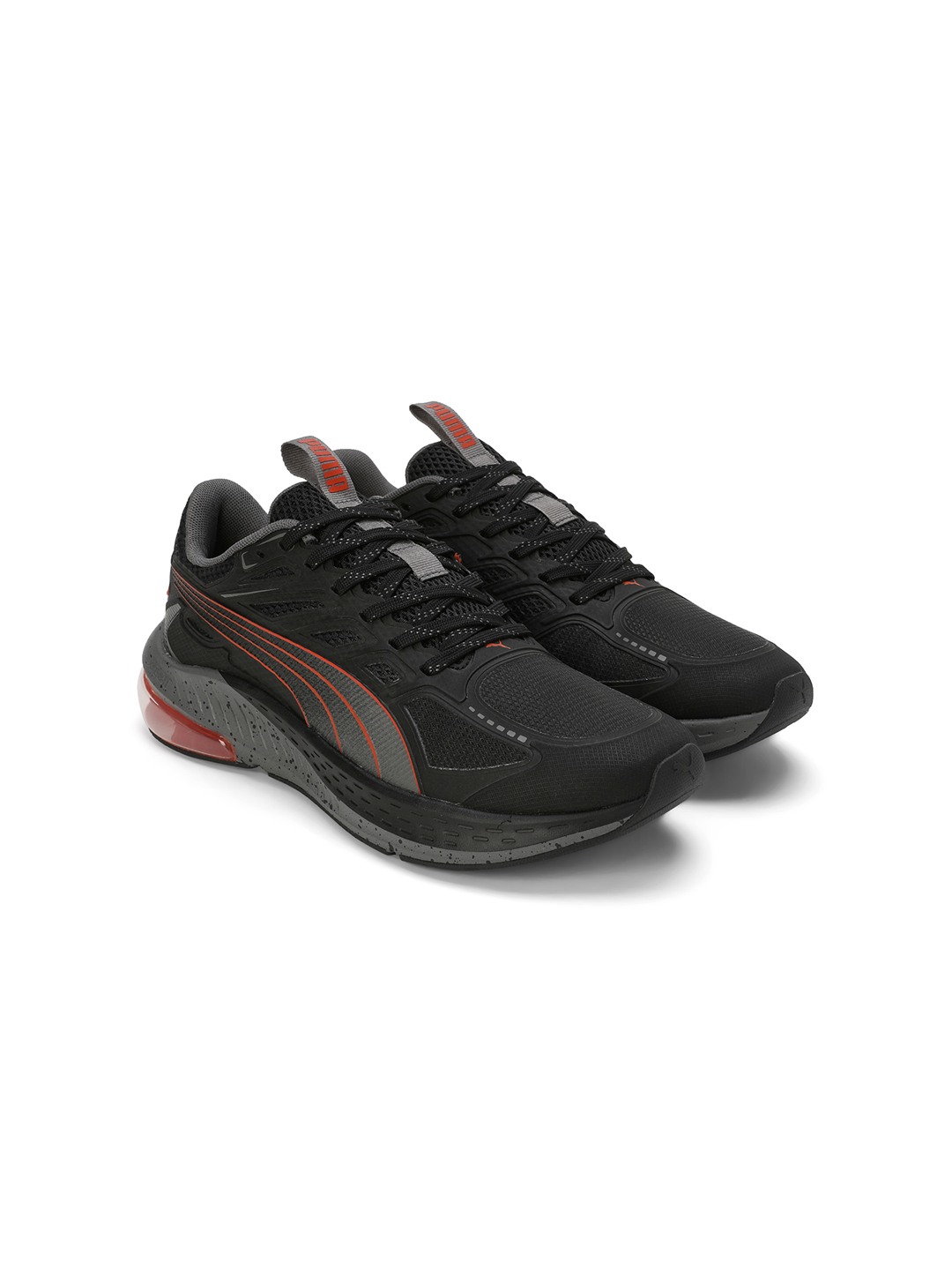 Men X-Cell Lightspeed Black-Red Running Shoes