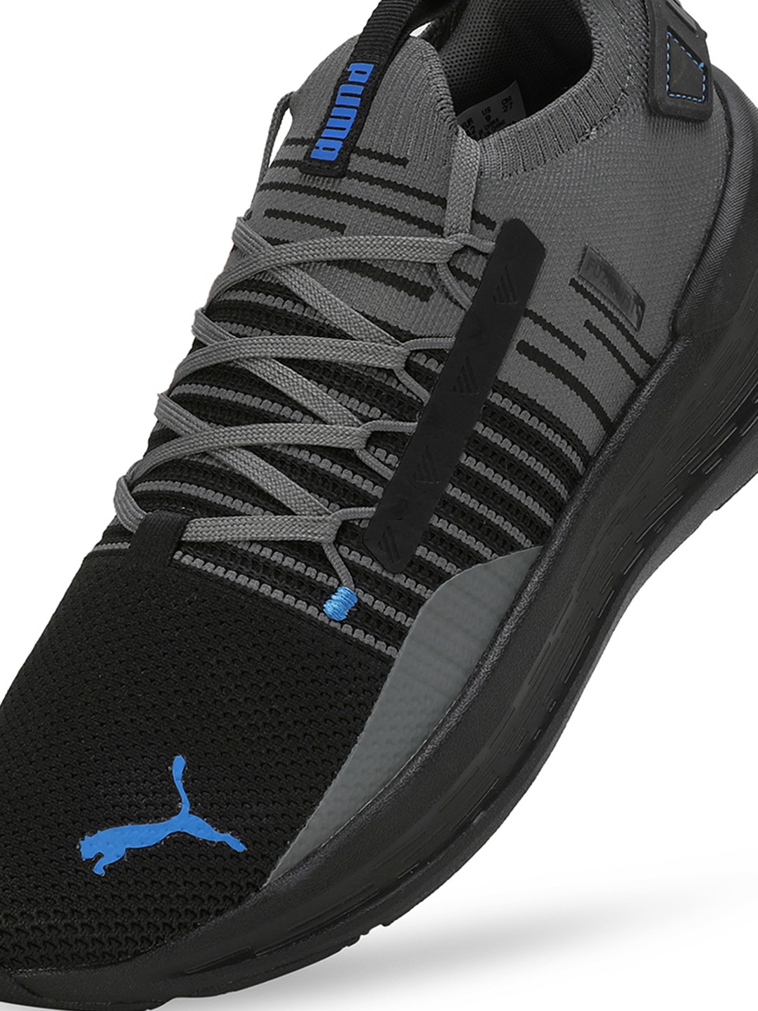 Men Softride Symmetry Fuzion Black-Dark Grey Running Shoes