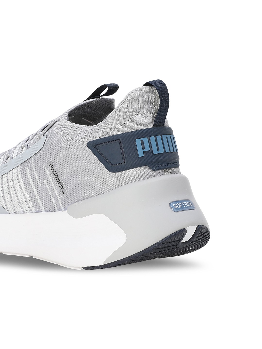 Men Softride Symmetry Fuzion White-Grey Running Shoes
