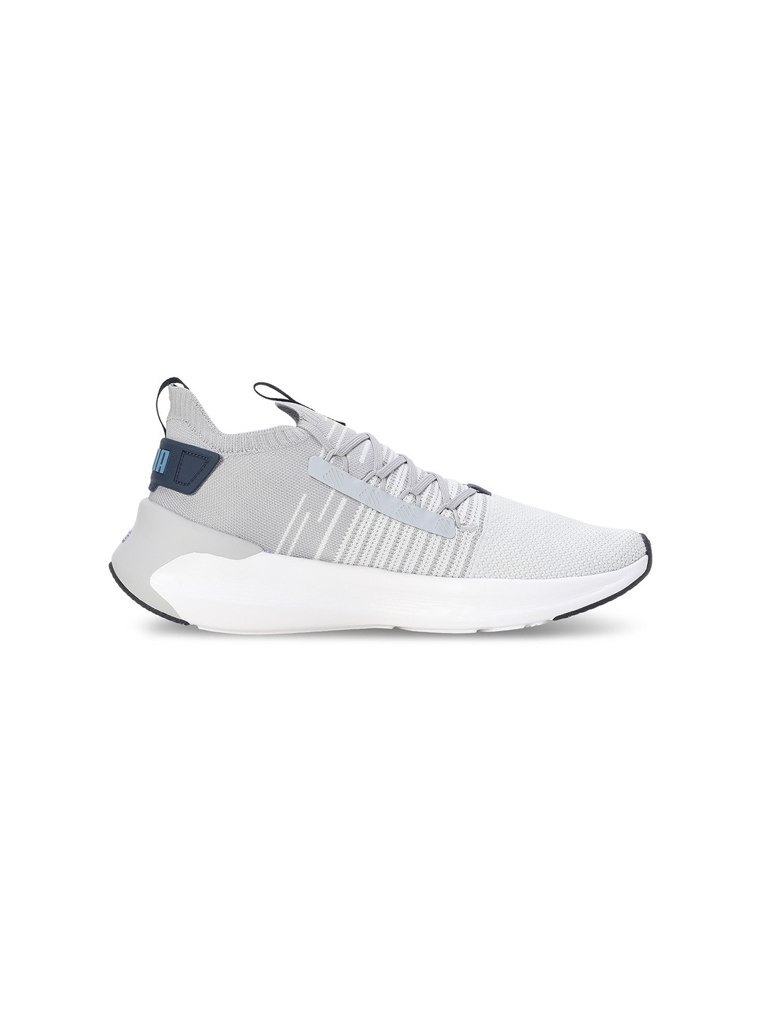 Men Softride Symmetry Fuzion White-Grey Running Shoes