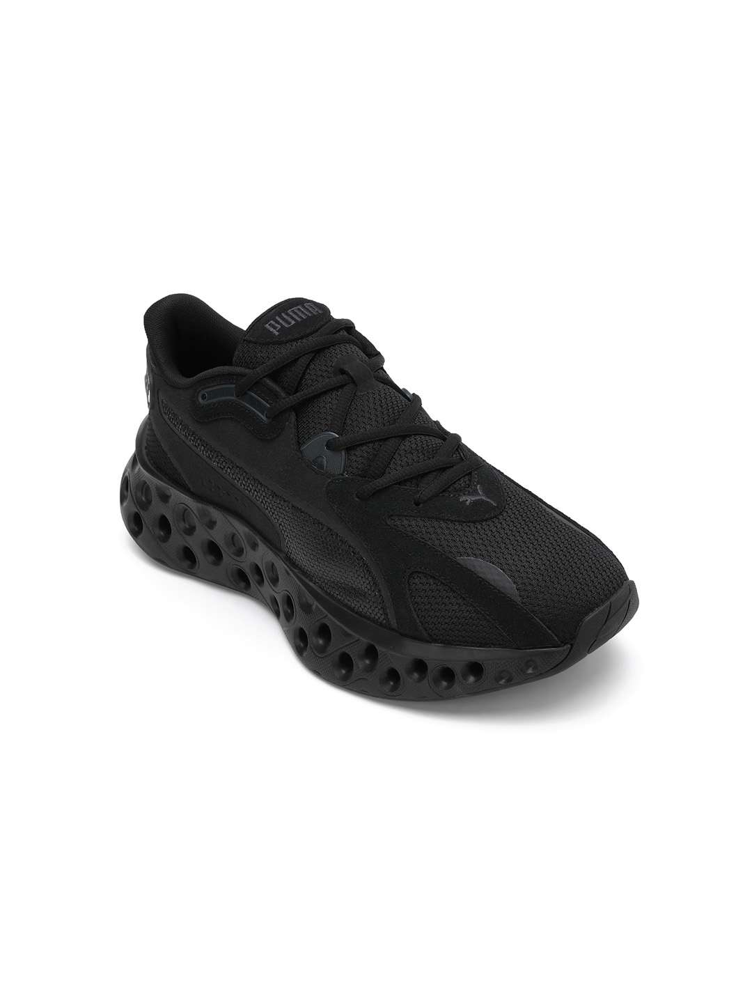 Men Softride Frequence Black Running Shoes