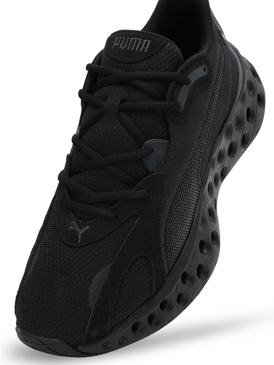 Men Softride Frequence Black Running Shoes
