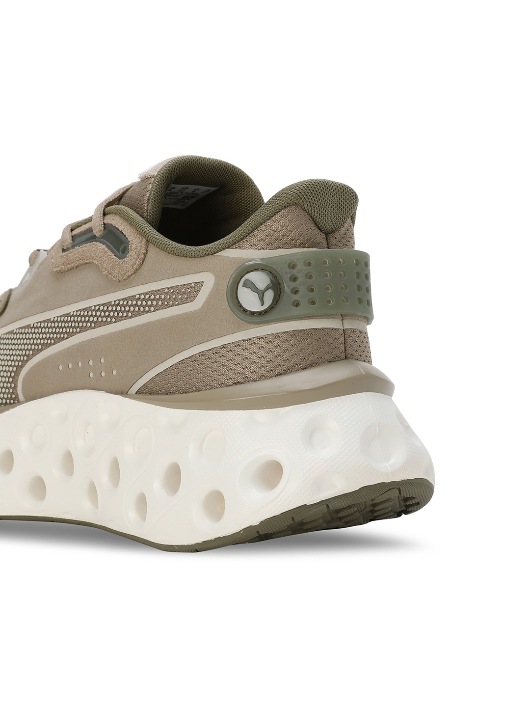 Men Softride Frequence Olive-Beige Running Shoes