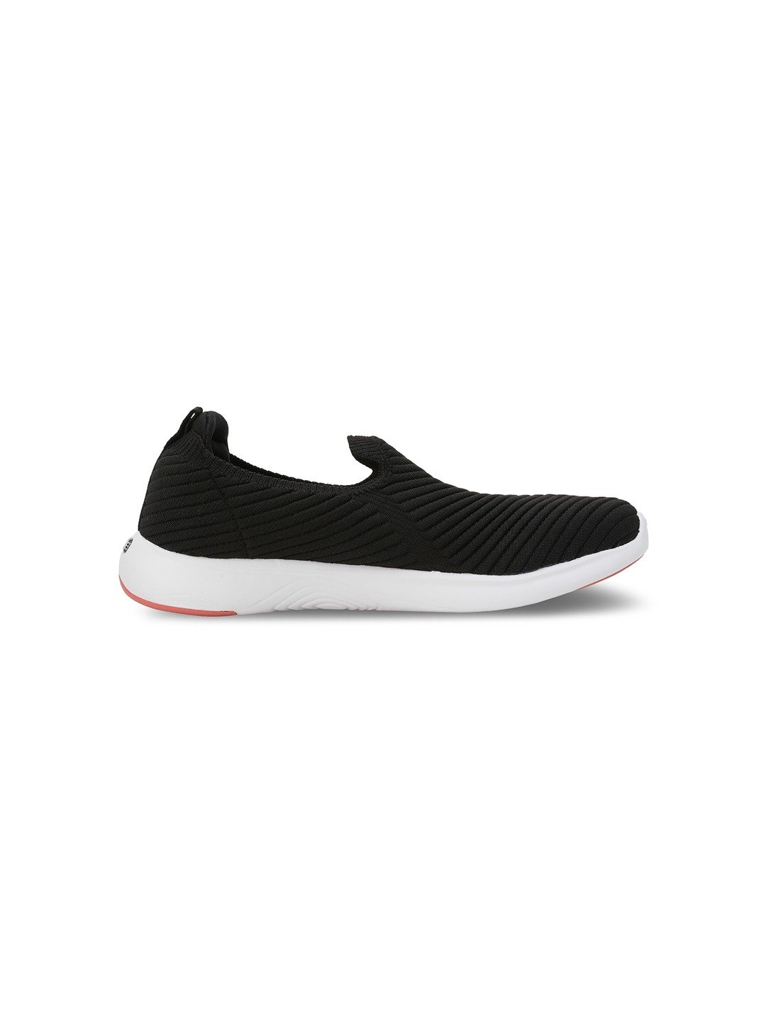 Women Softride Pegasi Knit Black Walking Shoes