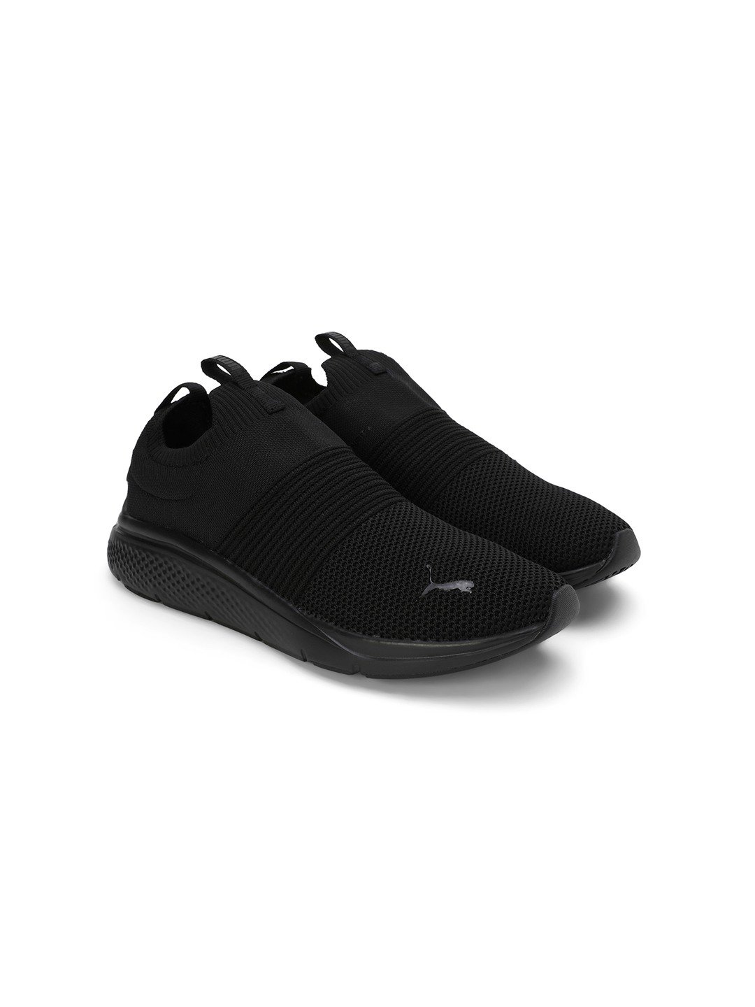 Men Softride Pro Echo Slip-On-Echo Foam Black-White Running Shoes
