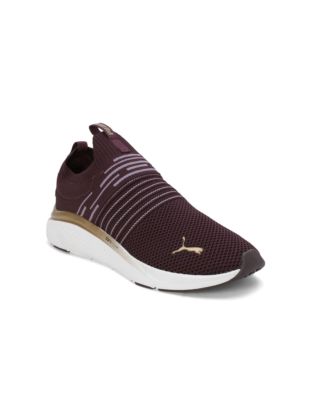 Women Softride Pro Echo Slipon -Echo Foam Plum Walking Shoes