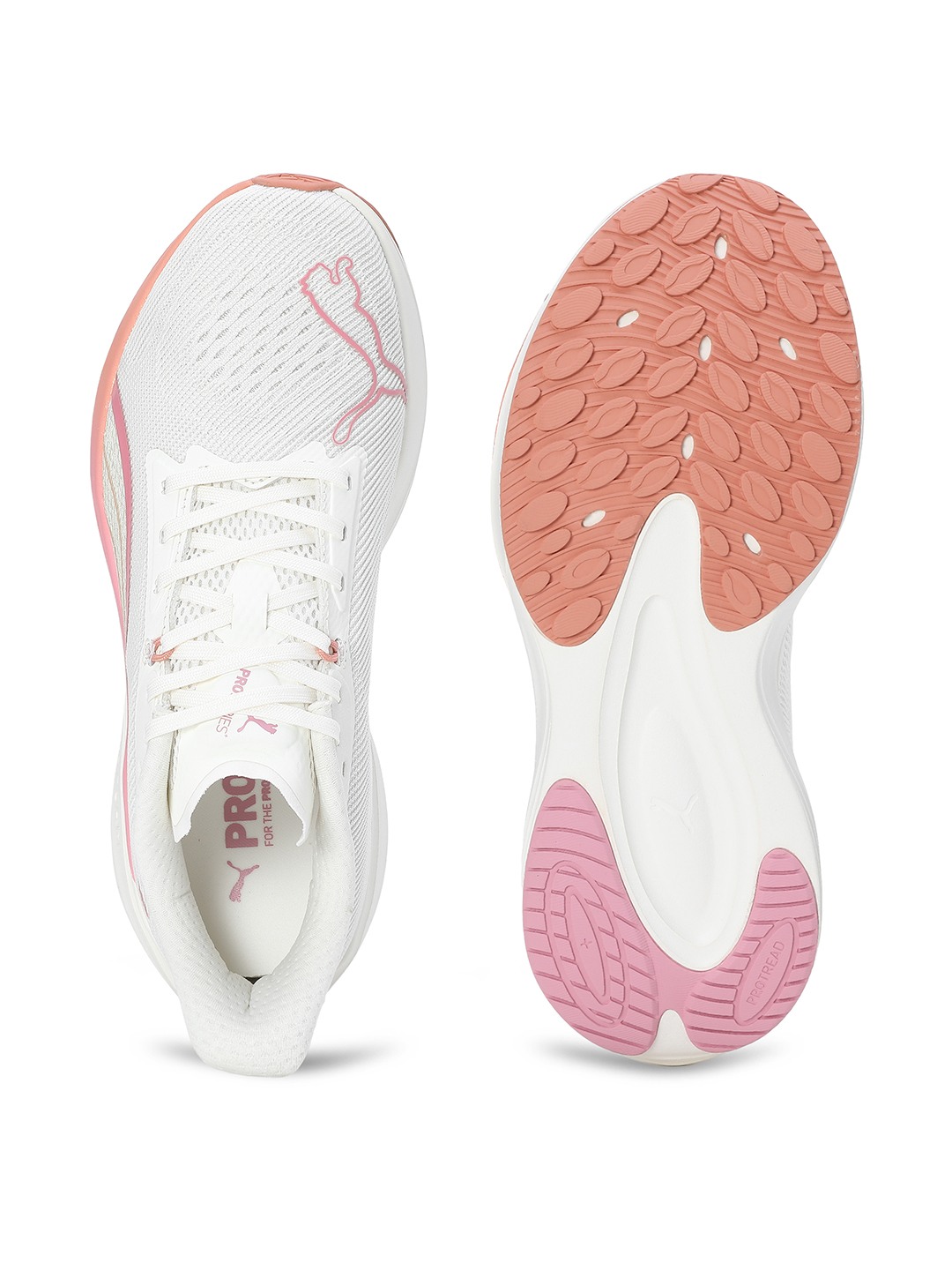 Women Darter Pro Fade White-Pink Running Shoes