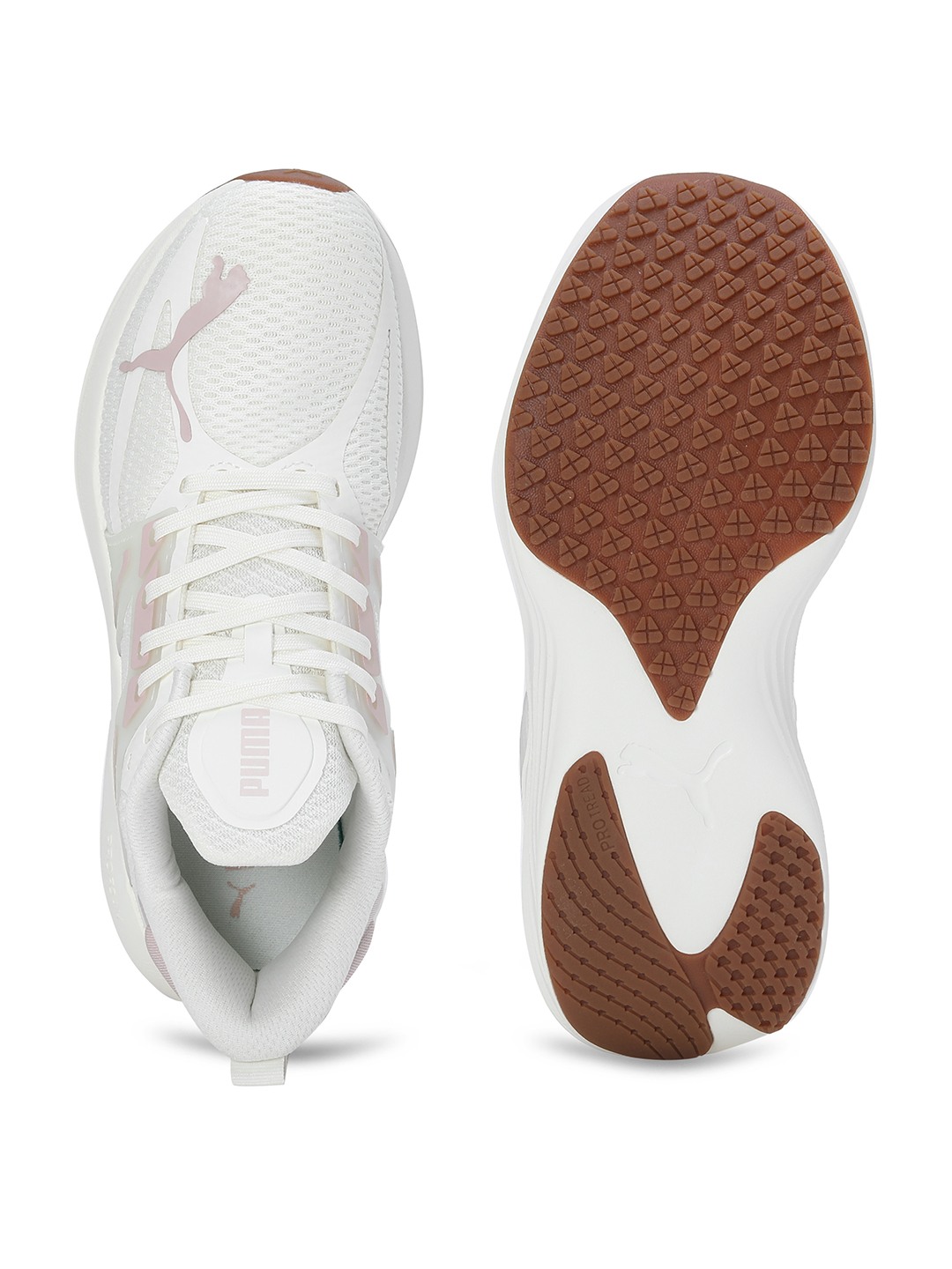 Women Scend Progressive White-Pink Running Shoes