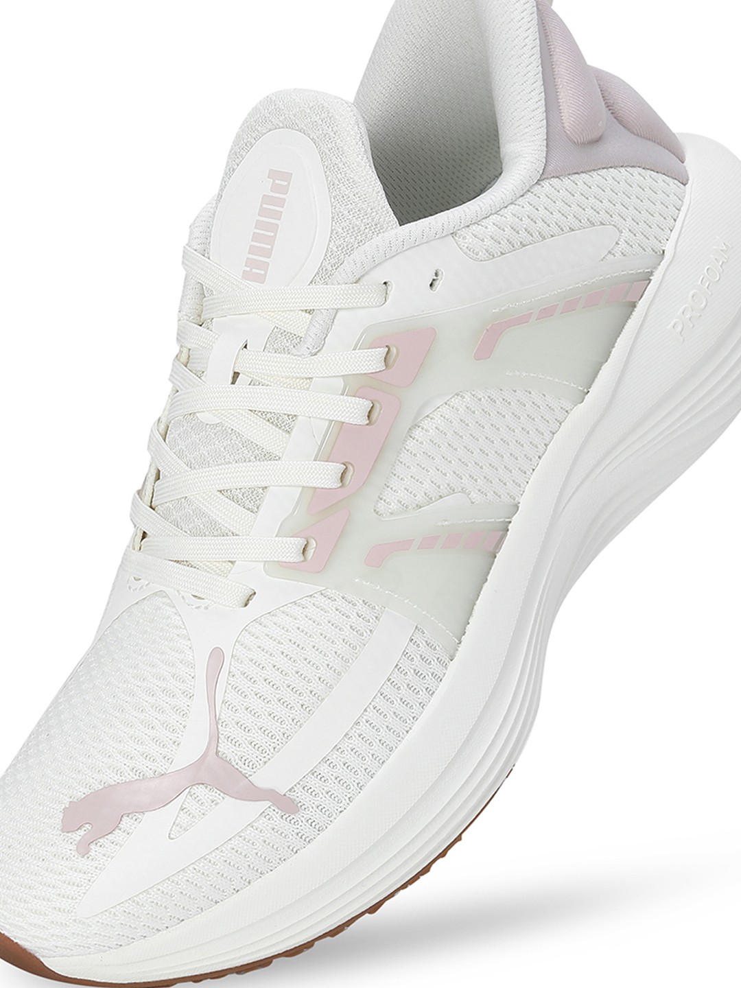 Women Scend Progressive White-Pink Running Shoes