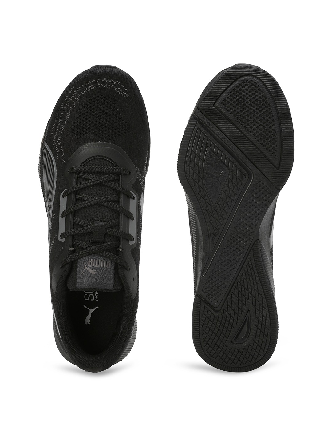 Men Voltstride Black Running Shoes