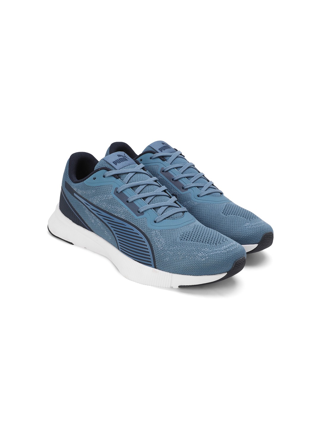 Men Voltstride Blue-White-Navy Running Shoes