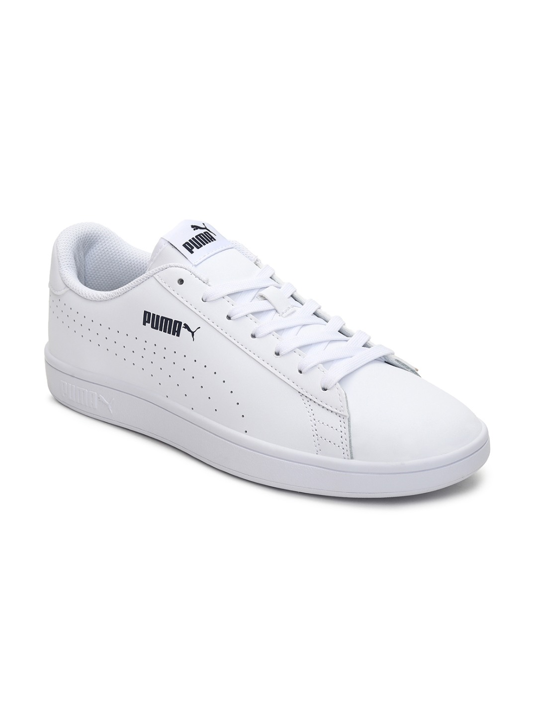 Puma smash 2025 perforated trainers
