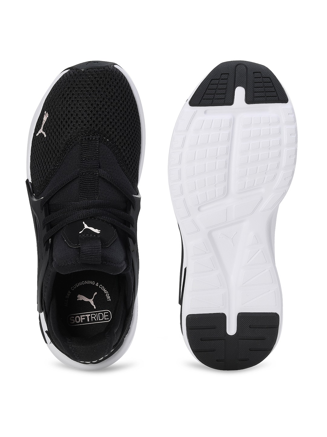 Women Softride Enzo Evo Black Running Shoes