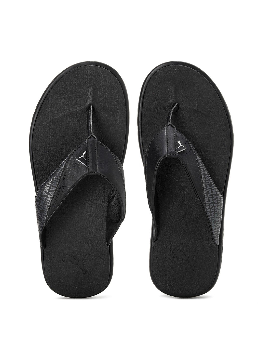 Men Galaxy Comfort V4 Black-White-Darkshadow Flip Flops