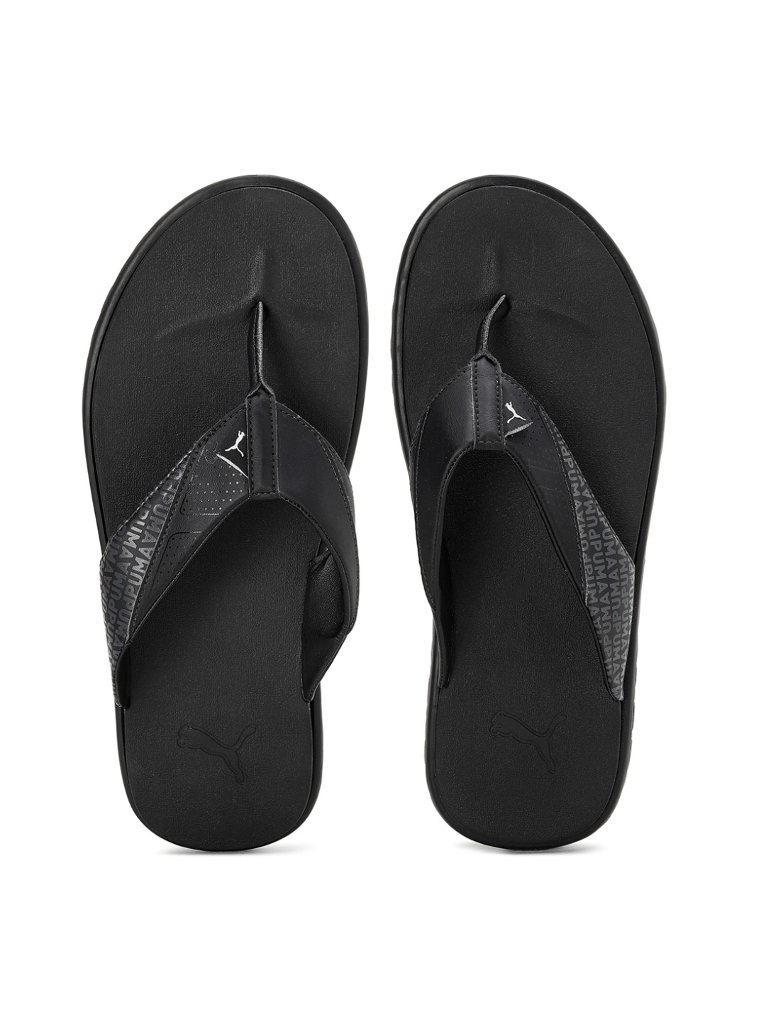 Men Galaxy Comfort V4 Black-White-Darkshadow Flip Flops