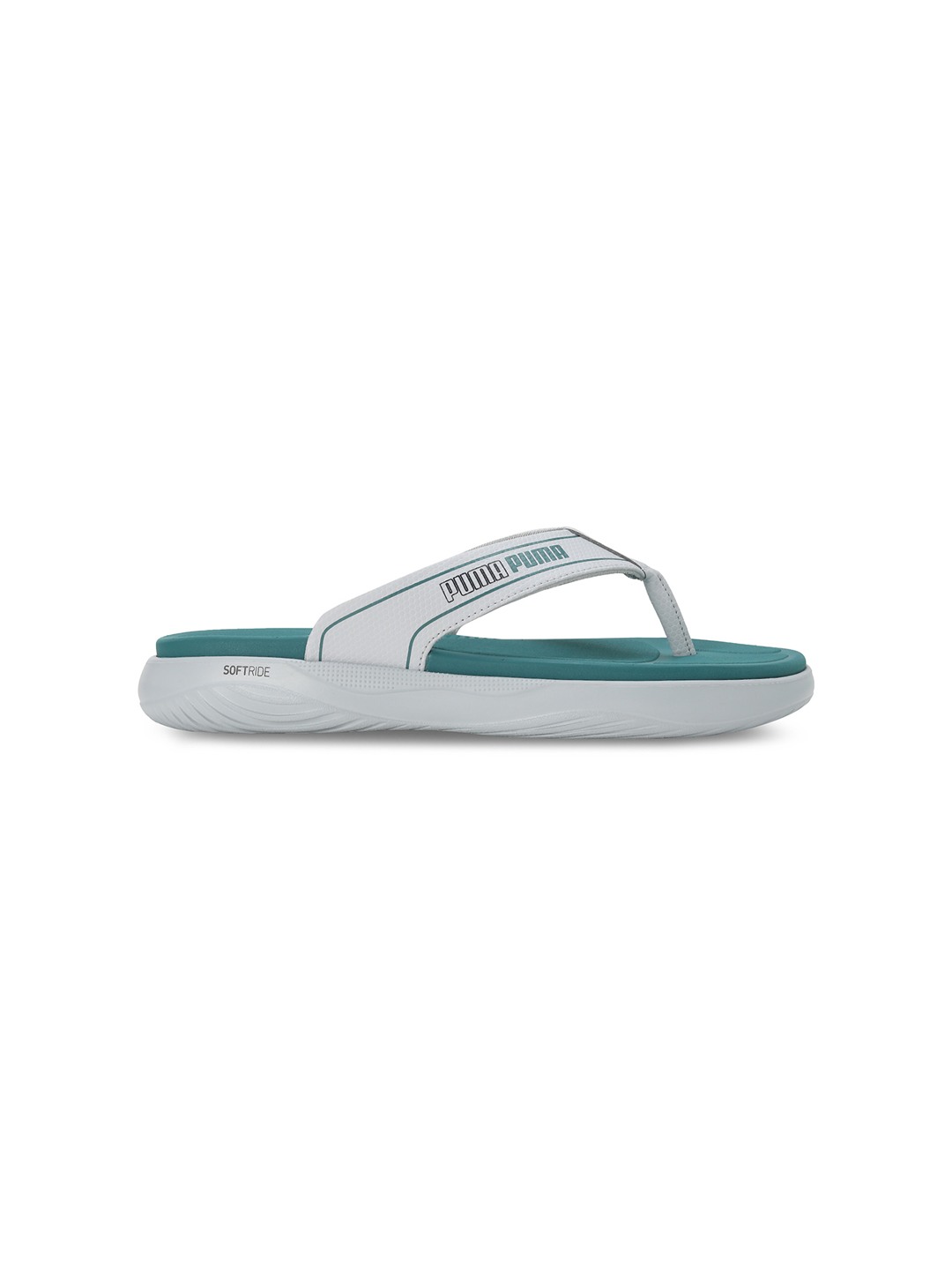 Men Softride Seave V1 Grey-Green Flip Flops