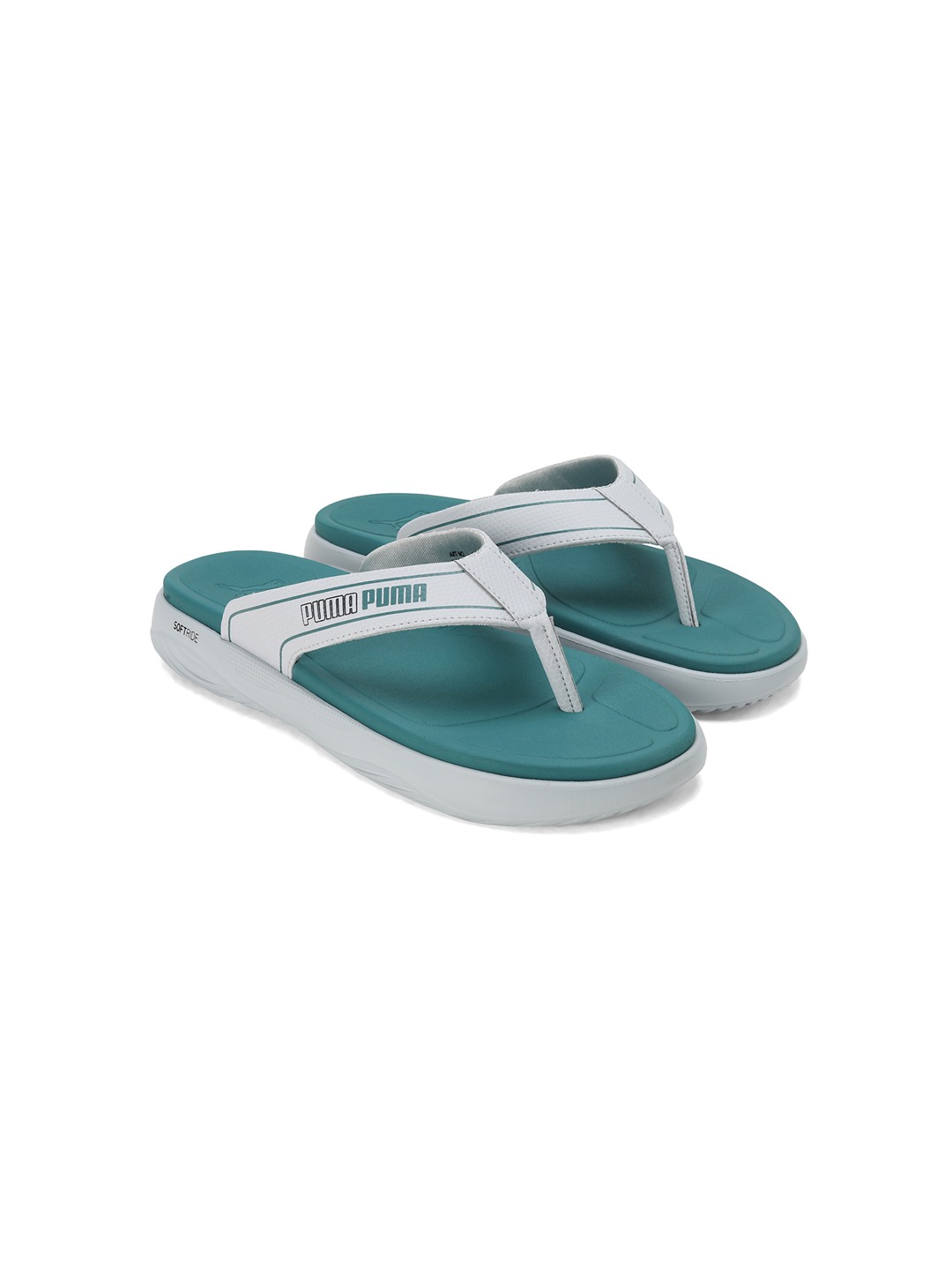 Men Softride Seave V1 Grey-Green Flip Flops