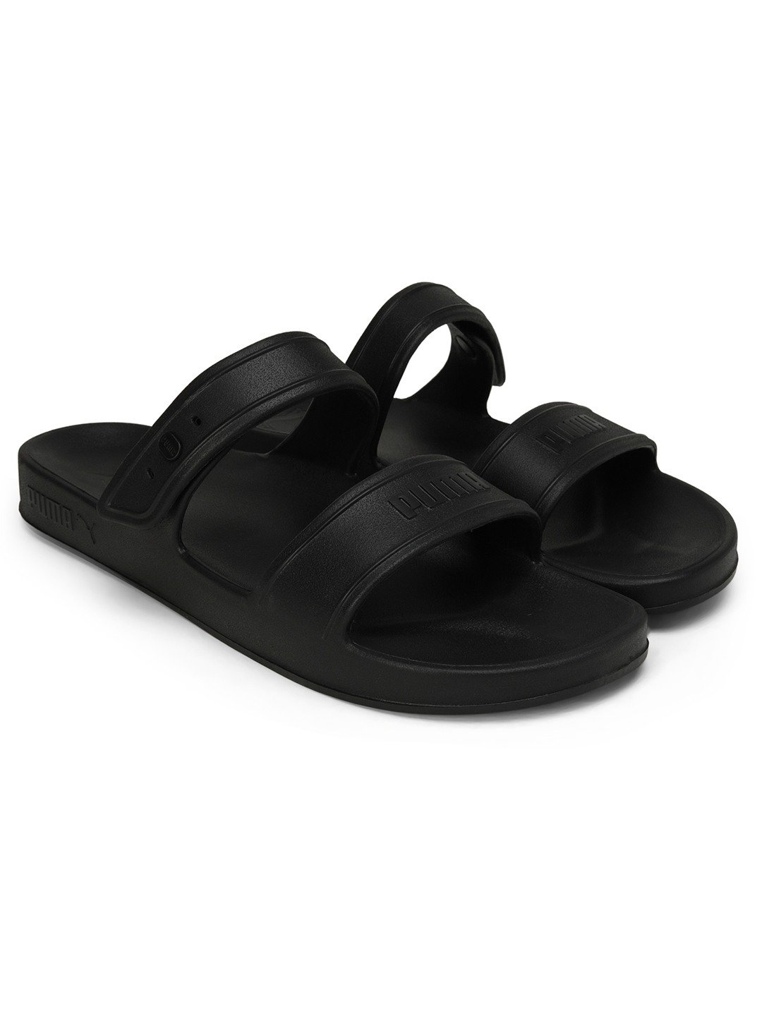 Men Coscon Black-Silver Slidders
