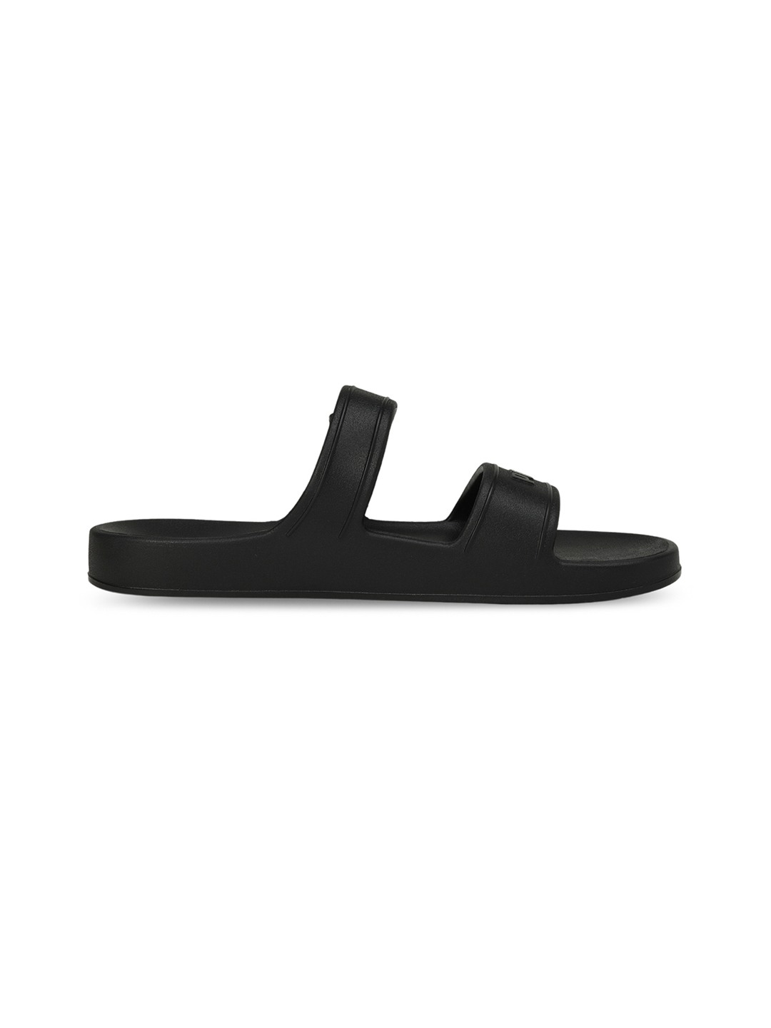 Men Coscon Black-Silver Slidders