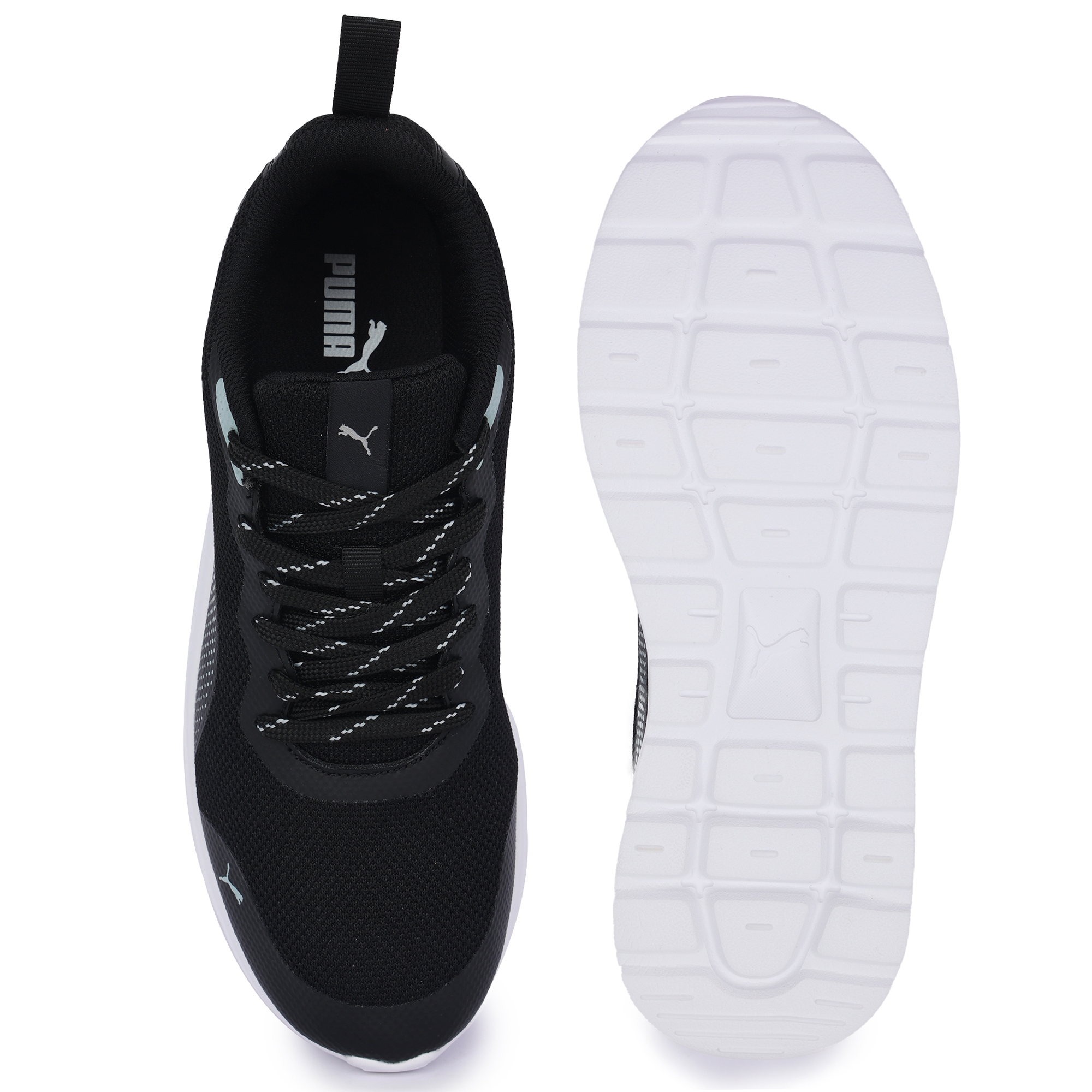 Puma | Puma Men's Altas Black High Rise White Sports Running Shoe 5