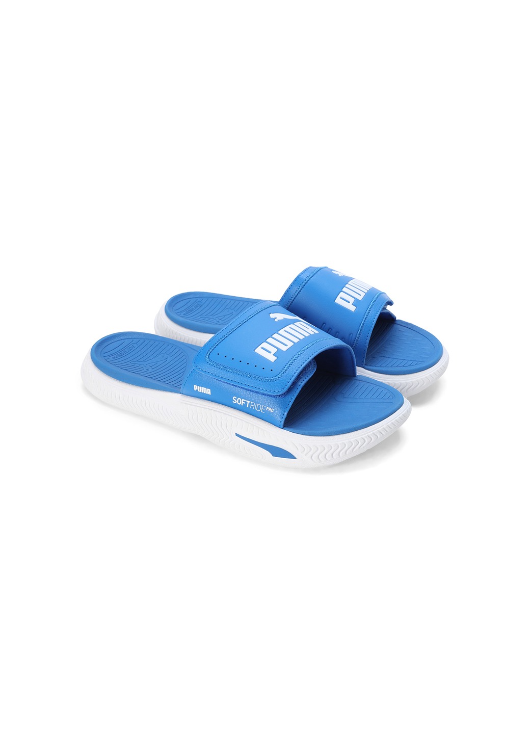 Men Softridepro Slide 24 V Blue-White Slidders