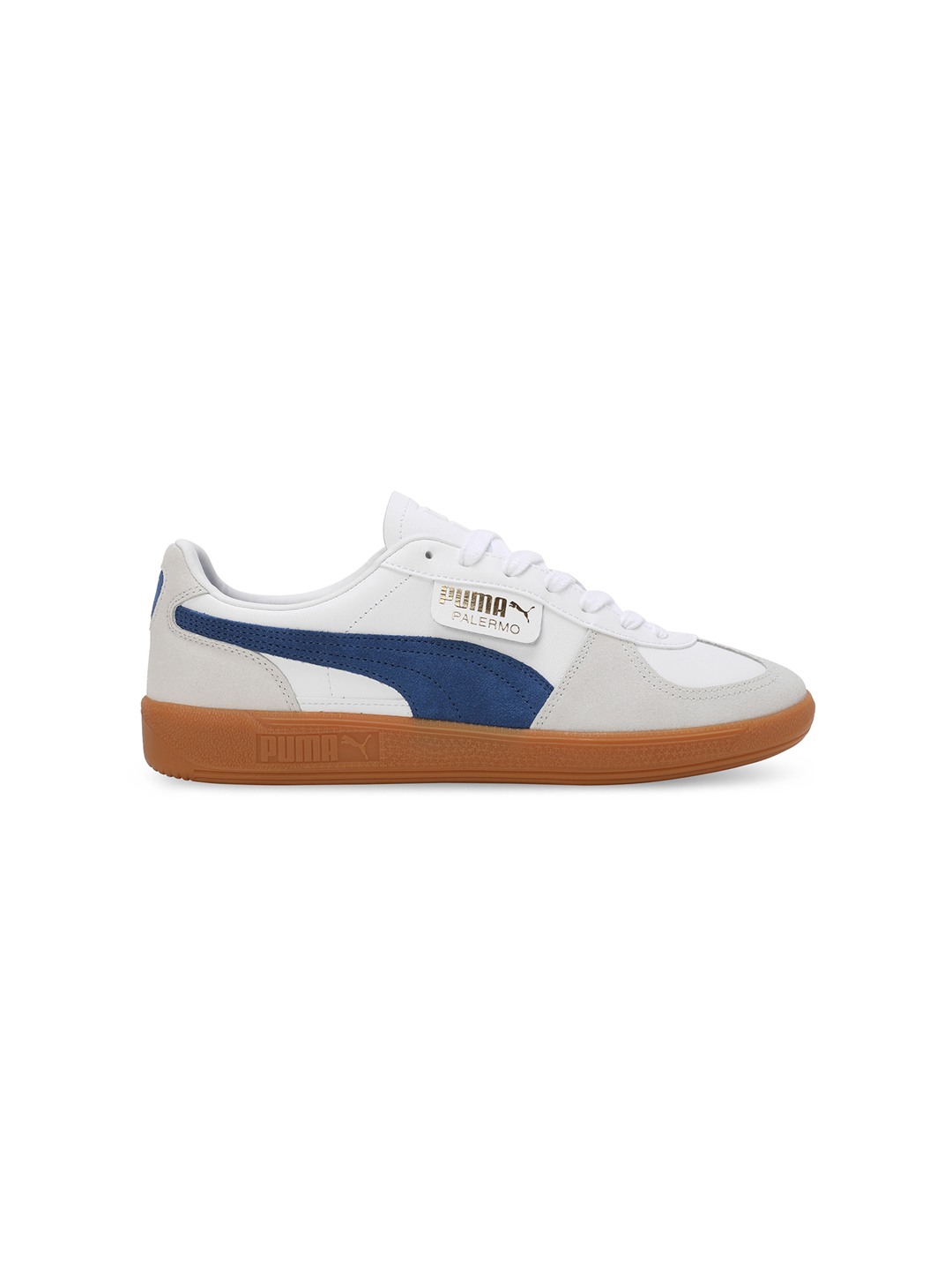 Men Palermo Lth White-Grey Sports Shoes