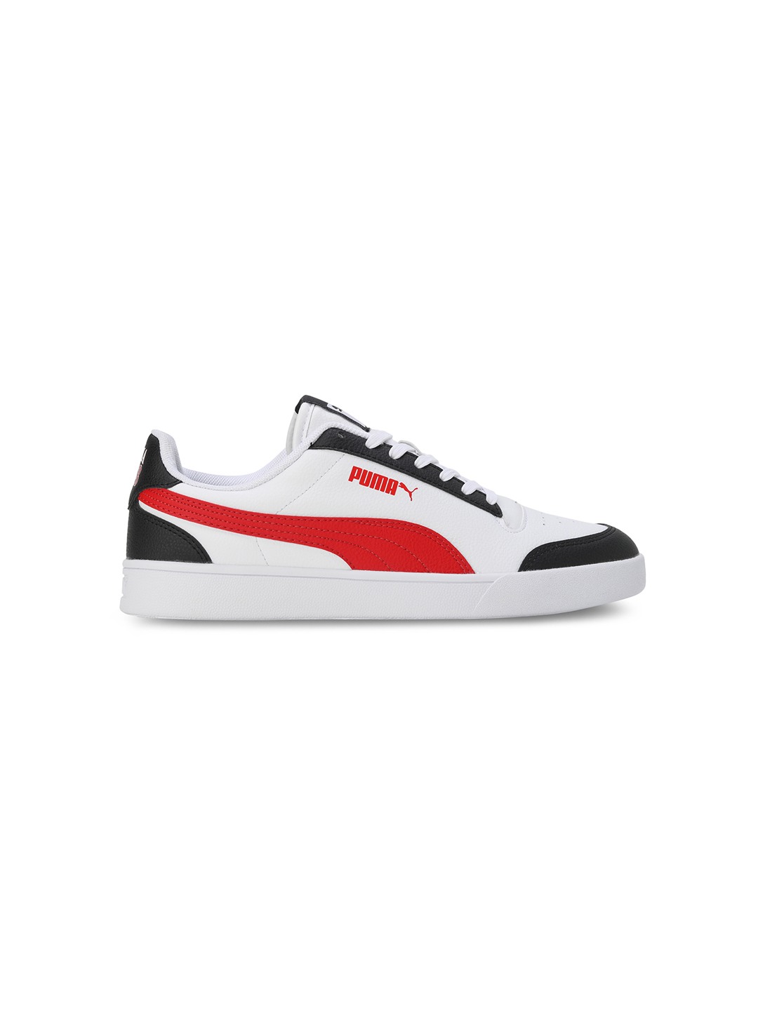 Men Momento White-Red Sports Shoes