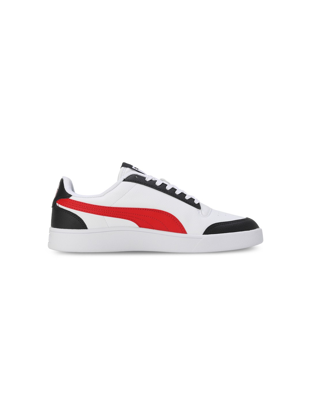 Men Momento White-Red Sports Shoes
