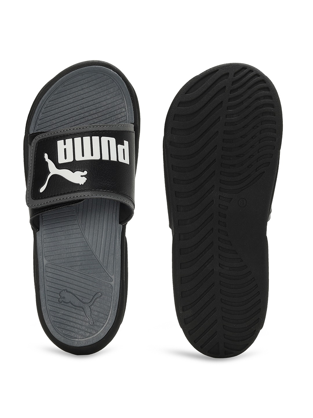 Men Royalcat Comfort Black-Gray-White Slidders