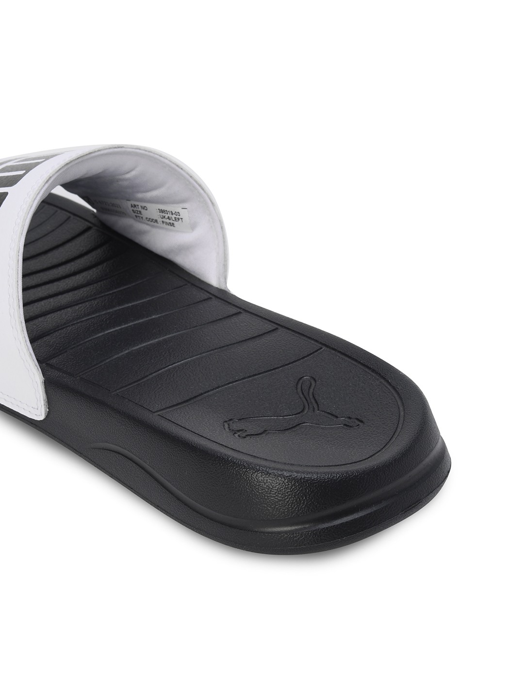 Men Popcat Pacify White-Black Slidders