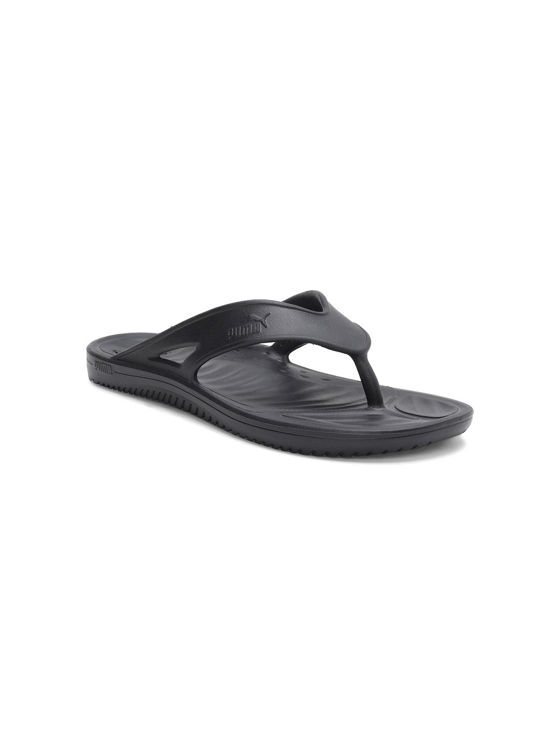 Men Flymo Injex Black Flip Flops