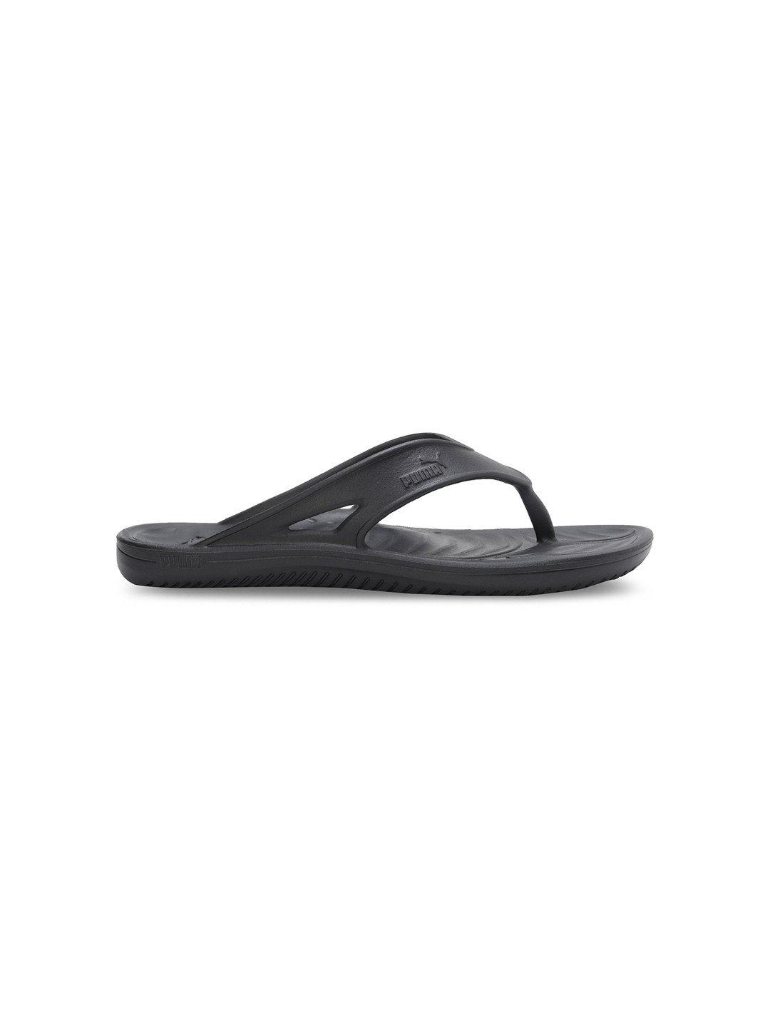 Men Flymo Injex Black Flip Flops
