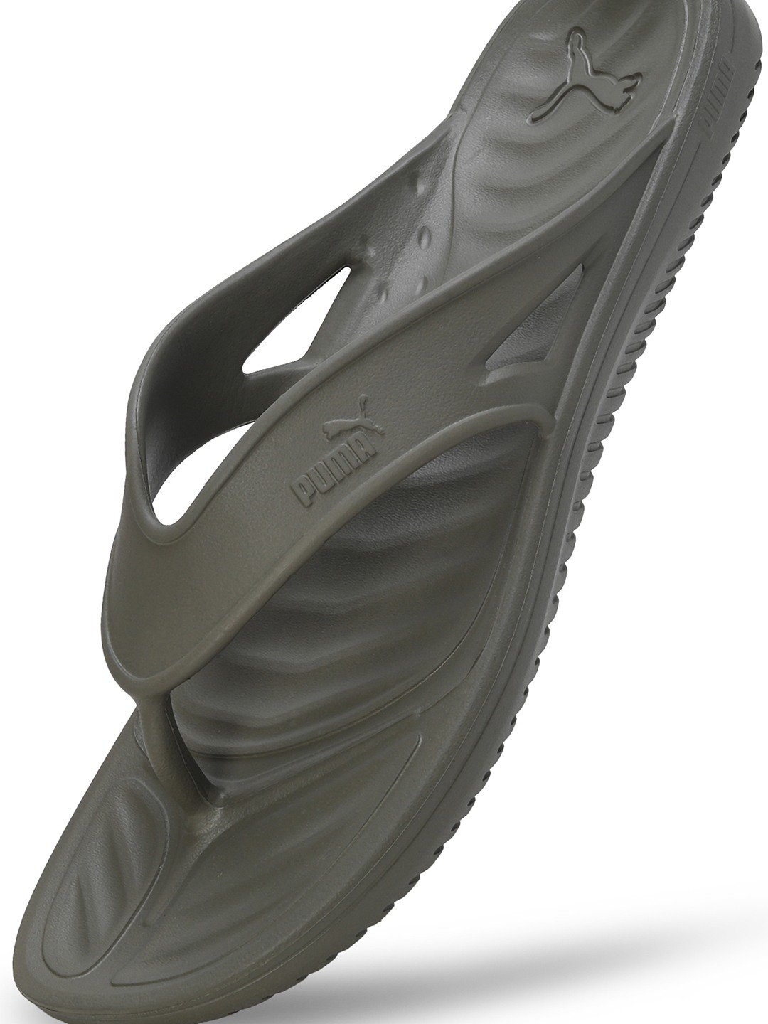 Men Flymo Injex Olive Flip Flops