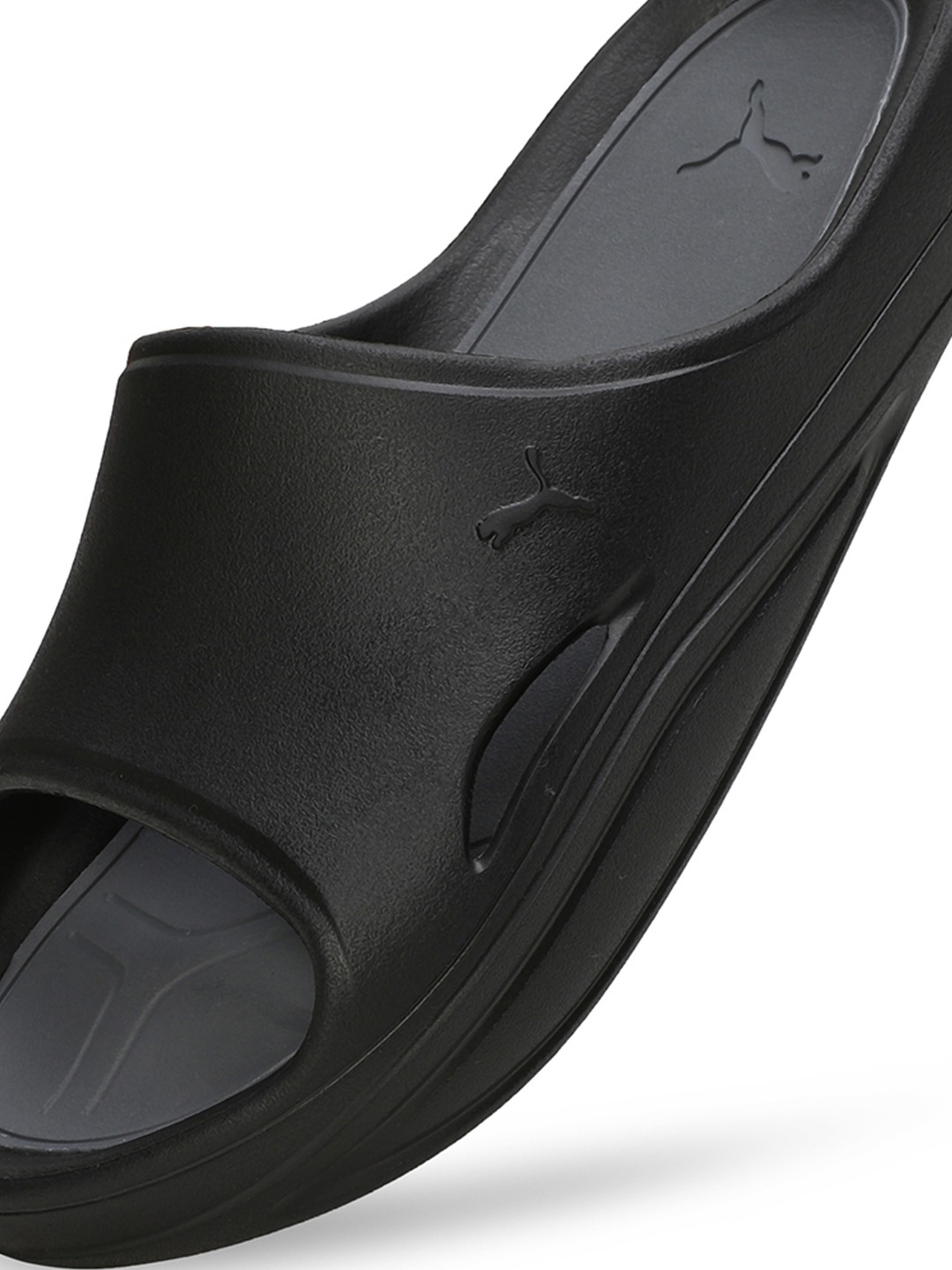 Men Lithen Injex Black Slidders
