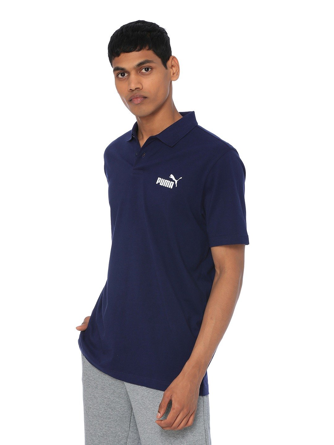 Puma jersey polo shirt mens store