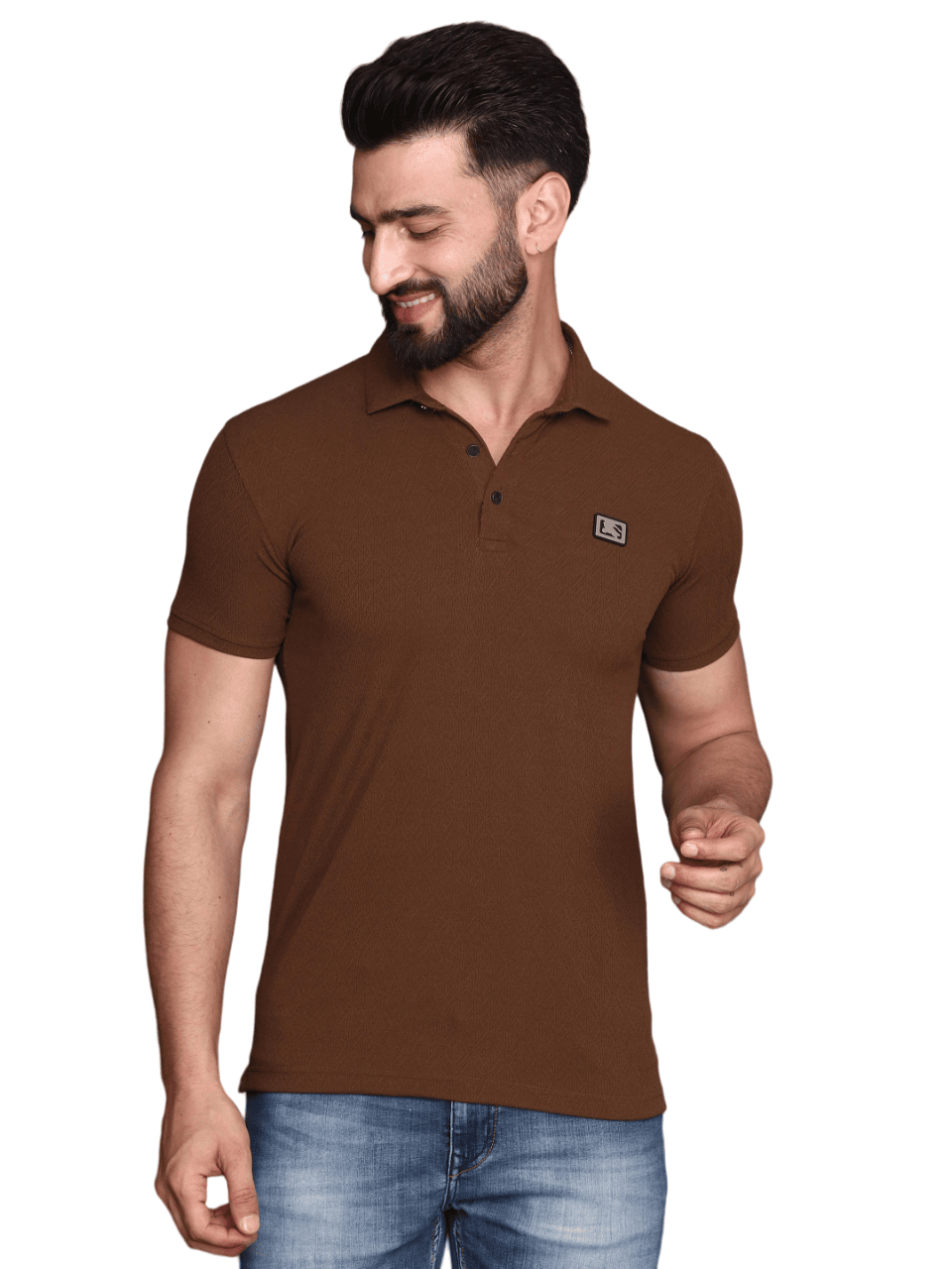 Albion By Cnm Mens Brown T-Shirt