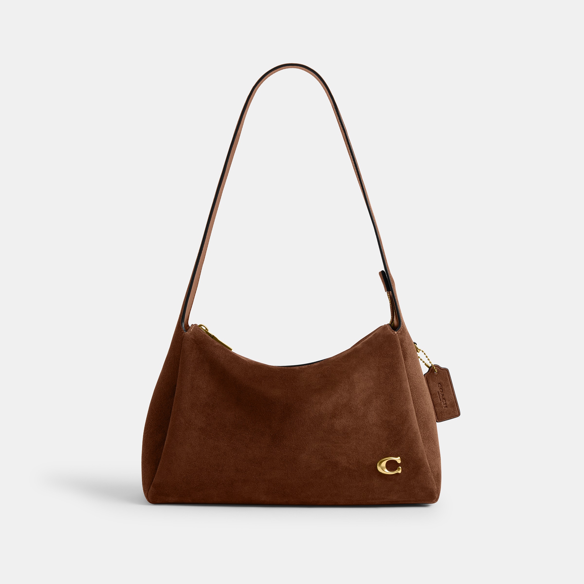 Suede Lola Shoulder Bag