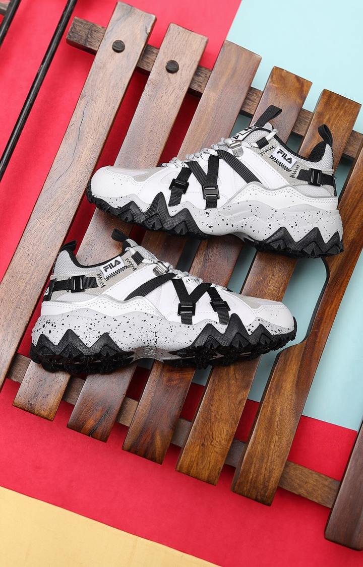 Women's White PU Casual Lace-ups