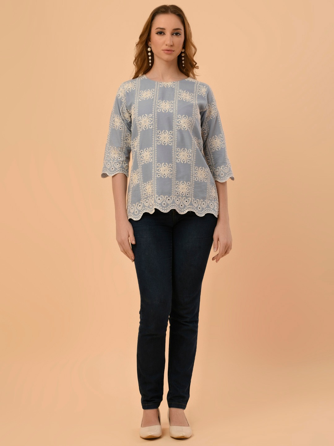 ALBION SMART LADIES B (SKY) TOP