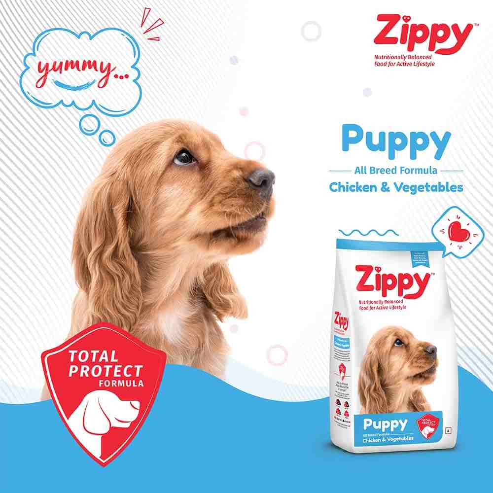 Zippy Puppy Chicken and Veg Dry Food for Dogs 3kg