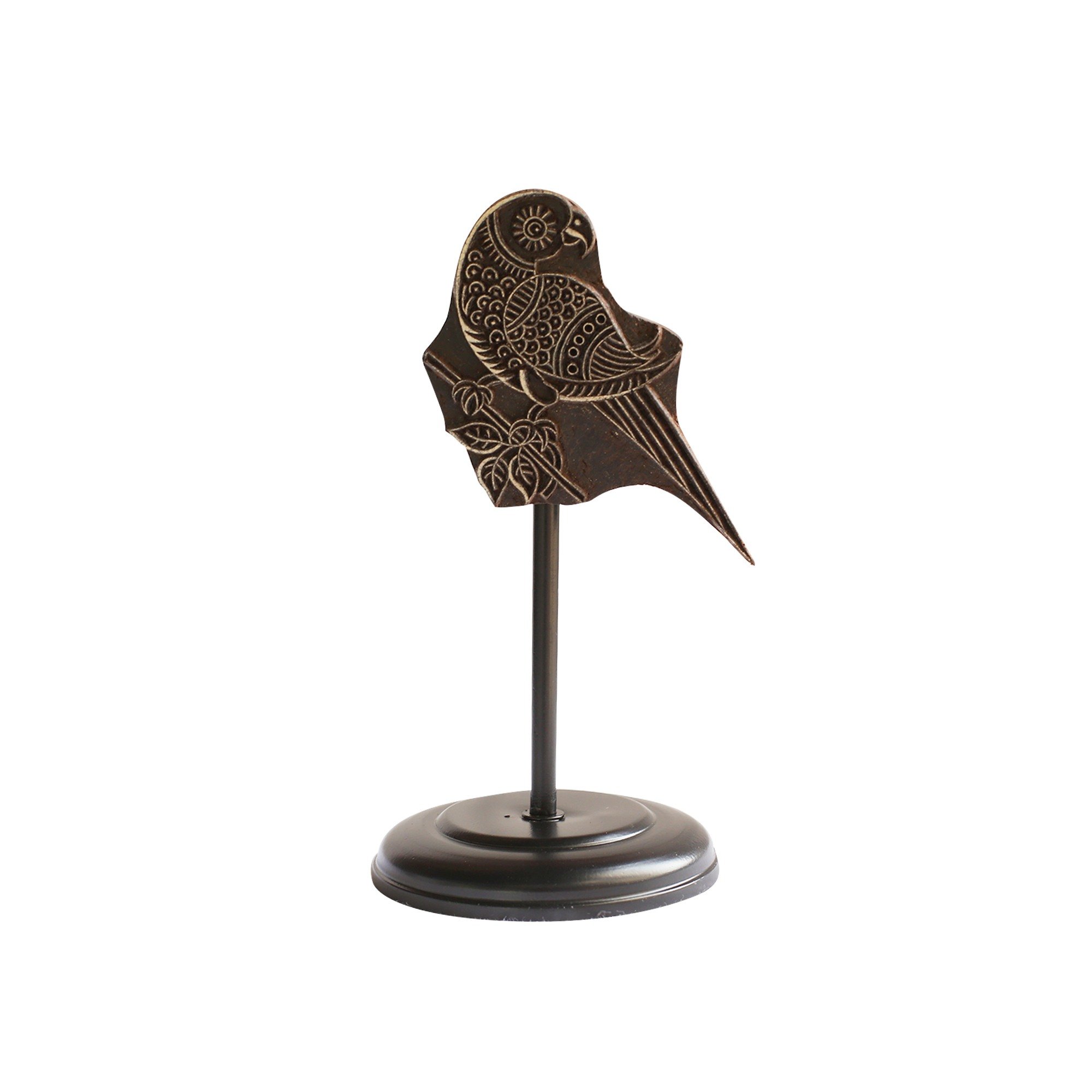 Wooden Block - Parrot