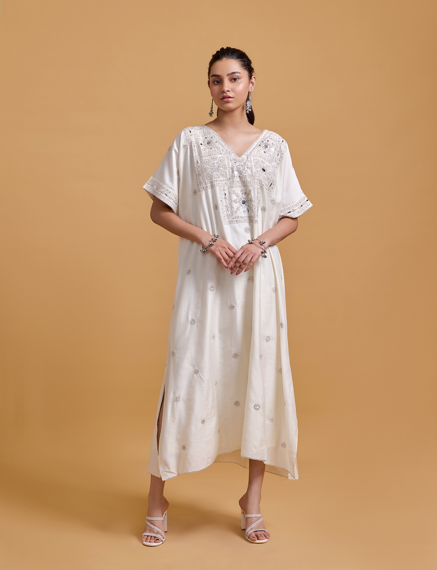 Zeenat Offwhite Kaftan