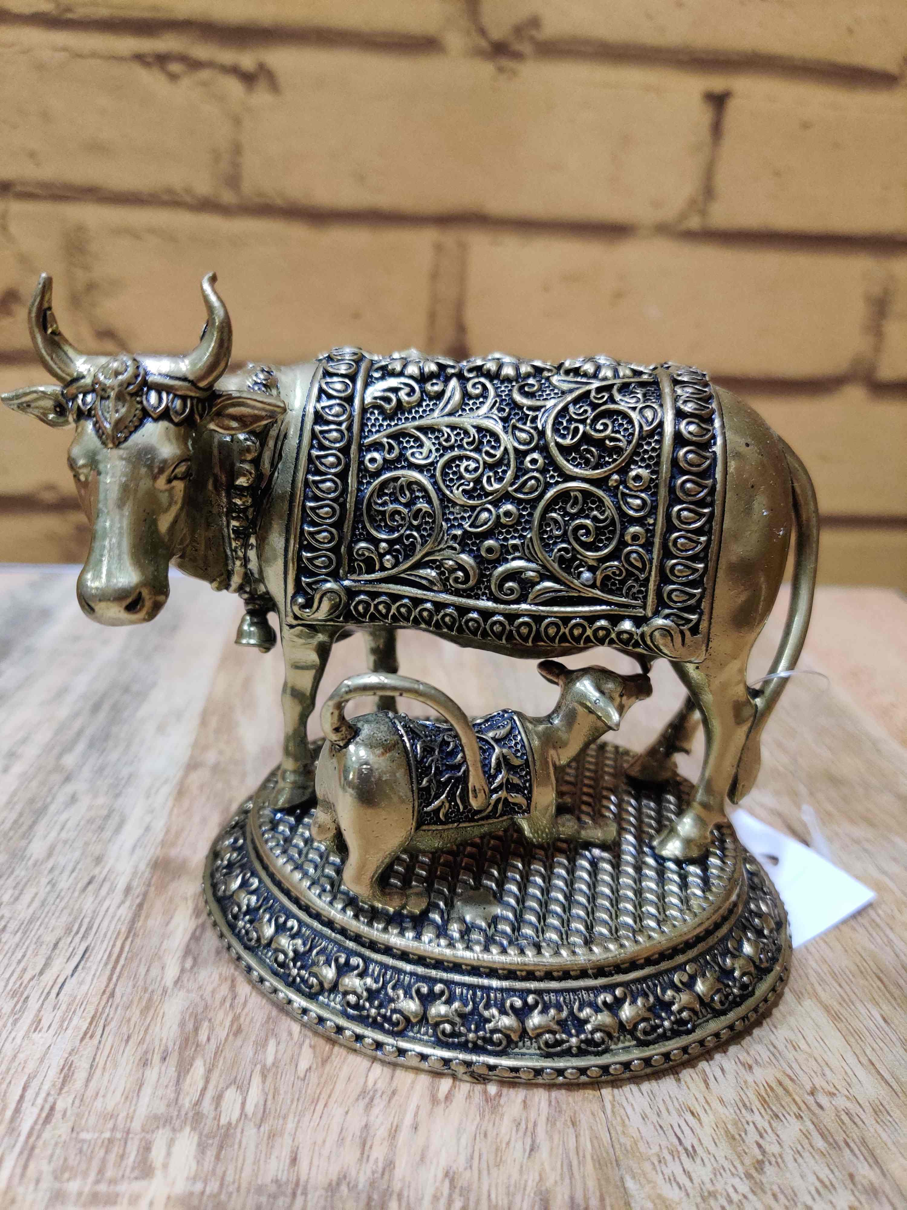 Brass Gai Bachda 6"